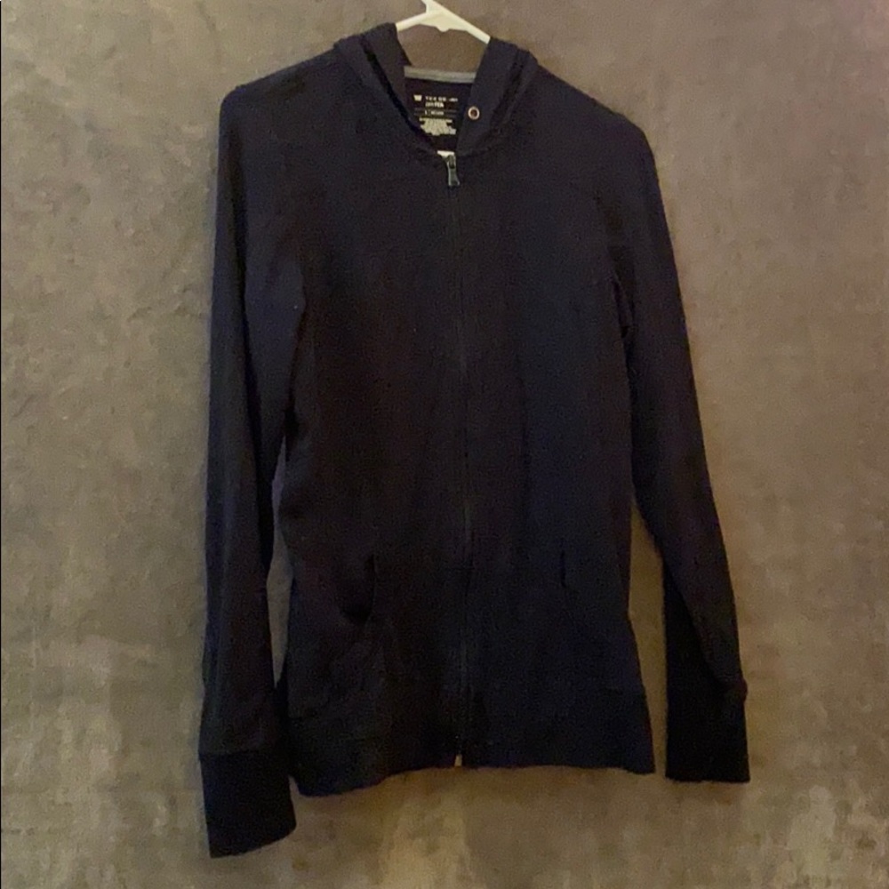 black hoodie